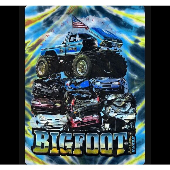 Bigfoot Monster Truck Tie-Dye Tee - Picture 3 of 4